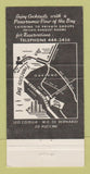 Matchbook Cover - Sea Wolf Restaurant Oakland CA Jack London Square 30 Strike