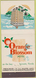 Matchbook Cover - Orange Blossom Hotel Sarasota FL 30 Strike