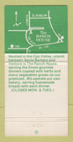 Matchbook Cover - Ranch House Restaurant Ojai CA 30 Strike