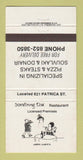 Matchbook Cover - Something Else Restaurant Jasper AB 30 Strike