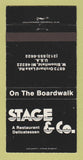 Matchbook Cover - Stage Restaurant Deli West Bloomfield MI 30 Strike