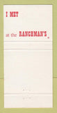 Matchbook Cover - Ranchman's Steak House Calgary AB 30 Strike