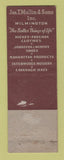 Matchbook Cover - Mullin's Clothes Wilmington DE