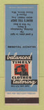 Matchbook Cover - Timely Men's Clothes Hank's Tog Shop Union Grove WI