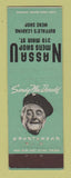 Matchbook Cover - Nassau Men's Shop Clothes Buffalo NY Sandy MacDonald