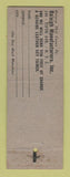 Matchbook Cover - Pace Setter Men's Suits Allan Lewis Bangor ME