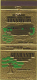 Matchbook Cover - Guaranty Bank  and  Trust Lafayette LA 30 Strike