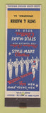 Matchbook Cover - Style Mart Men's Clothes Smith Madden Springfield LA WEAR
