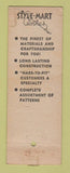Matchbook Cover - Style Mart Men's Clothes Smith Madden Springfield LA WEAR