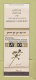 Matchbook Cover - Arrow Men's Clothes Gerard Comtois St Gabriel De Brandon QC