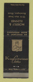 Matchbook Cover - Kuppenheimer Men's Clothes Moberly & Klenner Bloomington IL