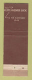 Matchbook Cover - Kuppenheimer Men's Clothes Moberly & Klenner Bloomington IL
