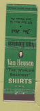 Matchbook Cover - Van Heusen Men's Clothes The Hub Lock Haven PA WEAR