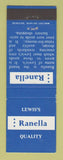 Matchbook Cover - Lewis's Ranella Clothes UK England