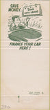 Matchbook Cover - Peoples National Bank Hayward WI 30 Strike