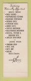 Matchbook Cover - Eklund Men's Clothes Minneapolis MN SAMPLE