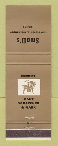 Matchbook Cover - Hart Schaffner Marx Men's Clothes Small's Lansing MI