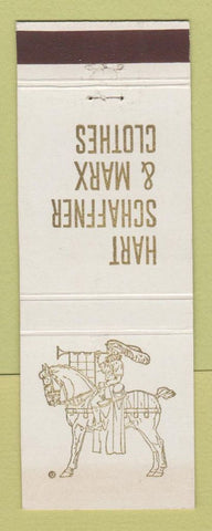 Matchbook Cover - Hart Schaffner Marx Men's Clothes Richter's Laredo TX