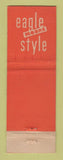 Matchbook Cover - Eagle Men's Clothes Stuckey's Rockford IL WEAR