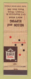 Matchbook Cover - Eagle Men's Clothes Nelson Klipping Freeport IL