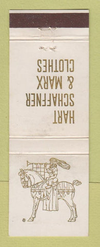 Matchbook Cover - Hart Schaffner Marx Men's Clothes Jackson Selma AL WEAR