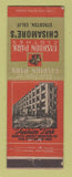 Matchbook Cover - Fashion Park Men's Clothes Chisamore's Stockton CA