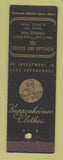 Matchbook Cover - Kuppenheimer Men's Clothes Popular Dry El Paso TX