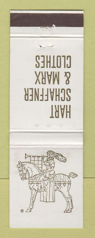 Matchbook Cover - Hart Schaffner Marx Men's Clothes Baskin Skokie IL