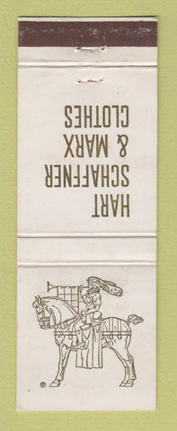Matchbook Cover - Hart Schaffner Marx Men's Clothes Olson Veerhusen Madison WI