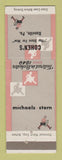 Matchbook Cover - Michaels Stern Men's Clothes Cohen's Danville PA