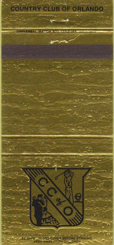 Matchbook Cover - Country Club of O 30 Strike