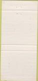 Matchbook Cover - Country Club of O 30 Strike