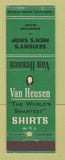 Matchbook Cover - Van Heusen Men's Clothes Sevigny's Biddeford ME