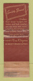 Matchbook Cover - Society Brand Men's Clothes Johnson's Peoria IL WORN