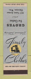 Matchbook Cover - Timely Men's Clothes Groves Cheyenne WY