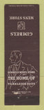 Matchbook Cover - Gimbels Men's Clothes Philadelphia PA WEAR