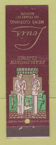 Matchbook Cover - Louis Men's Clothes Boston MA