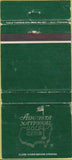 Matchbook Cover - Augusta National Golf Club GA 30 Strike