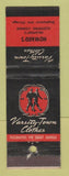 Matchbook Cover - Varsity Town Men's Clothes Howard's Freeport IL?