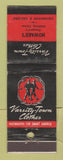 Matchbook Cover - Varsity Town Men's Clothes Howard's Freeport IL?