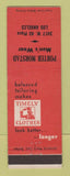 Matchbook Cover - Timely Porter Morstad Men's Clothes Los Angeles CA