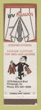 Matchbook Cover - Tommy Suit Men's Clothes Pittsburgh PA