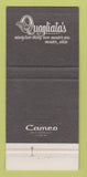 Matchbook Cover - Tre Scalini Quagliata's Restaurant Mentor OH 30 Strike