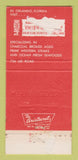 Matchbook Cover - Sandy's Steer Room Jacksonville FL 30 Strike