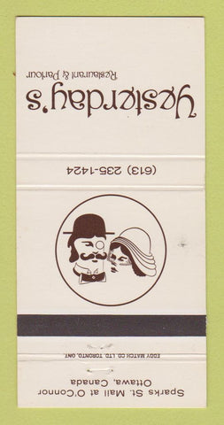 Matchbook Cover - Yesterday's Restaurant Ottawa ON 30 Strike