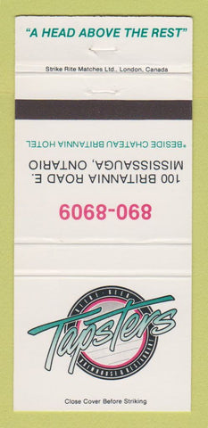 Matchbook Cover - Tapsters Restaurant Mississauga ON 30 Strike