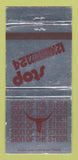 Matchbook Cover - Sign of the Steer McCormick Inn Chicago IL WEAR 30 Strike