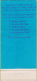 Matchbook Cover - White Cliffs of Plymouth restaurant MA 30 Strike
