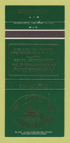 Matchbook Cover - The Shipyard Restaurant Latham NY 30 Strike