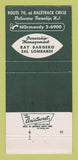 Matchbook Cover - Sans Souci Restaurant Delaware Township NJ 30 Strike